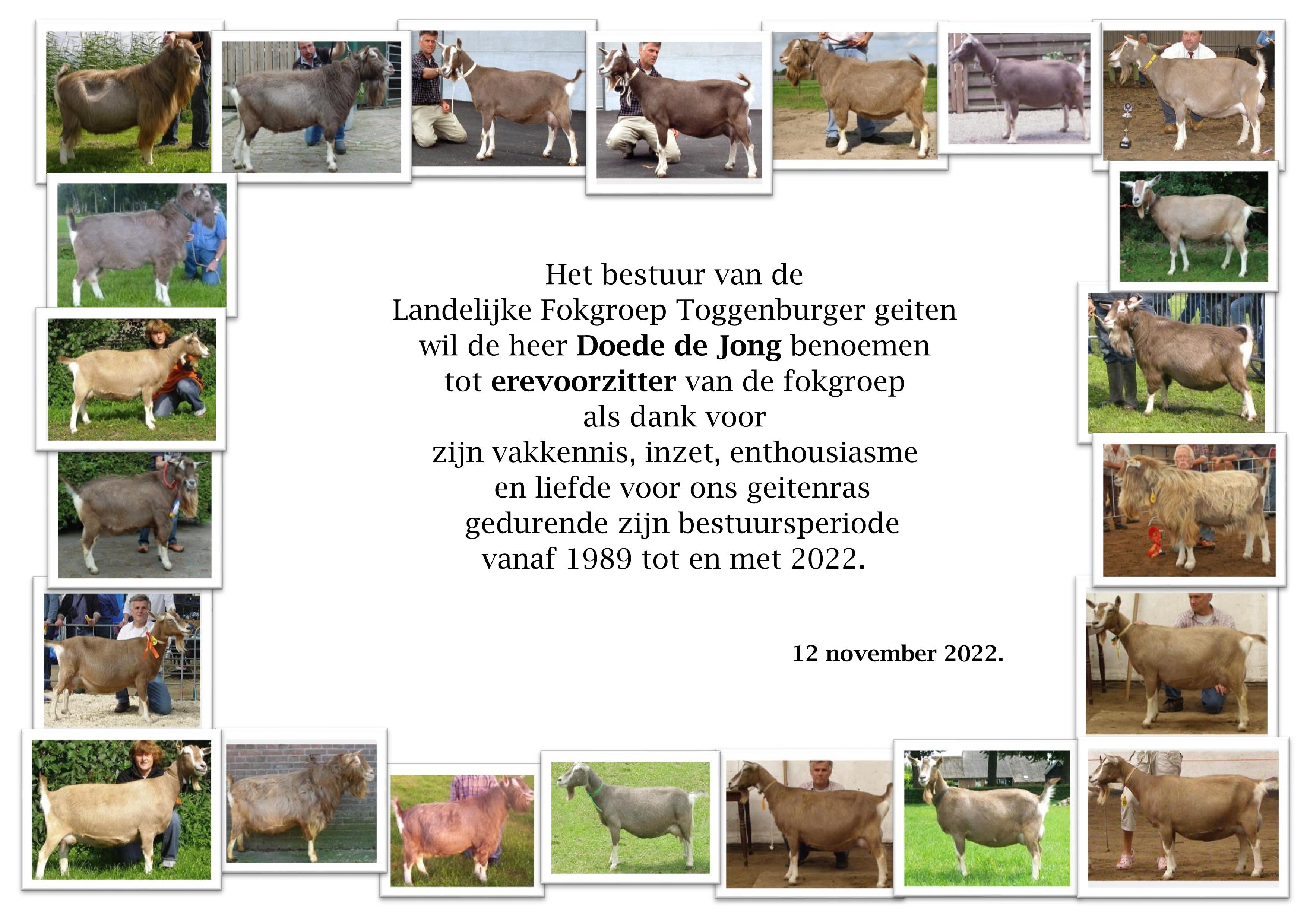 erevoorzitter Doede 2022